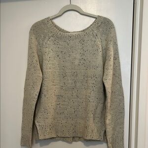 Market & Spruce Cream Crew Neck Sweater